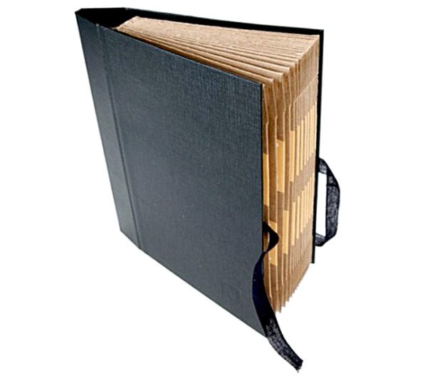 Carpetas fuelle de carton tipo acordeon